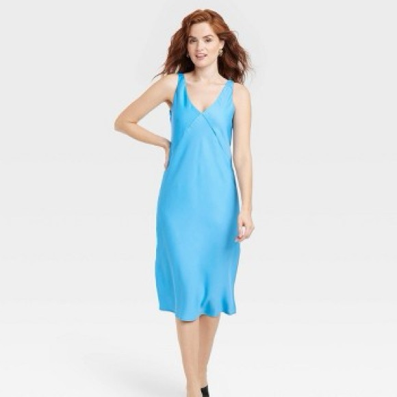 •new• A NEW DAY Satin Slip Dress - Picture 2 of 8